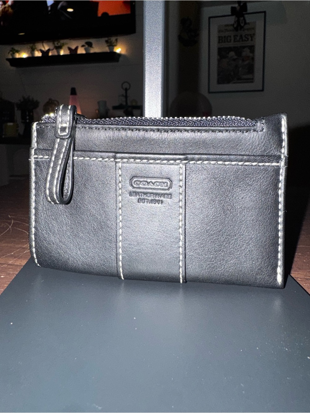Coach ‘Mini Skinny’ Zippered Card Wallet